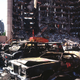The aftermath of the Oklahoma City bombing